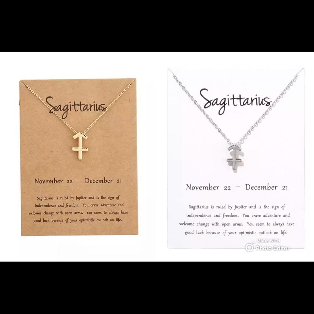 Sagittarius ♐️ Zodiac Adjustable Fashion Necklace